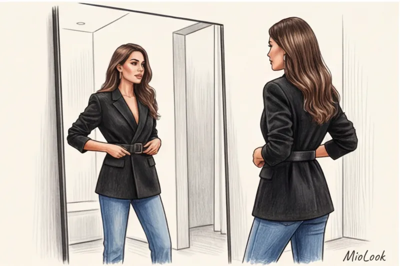 Ремень поверх жакета: как создать стильный силуэт - 7