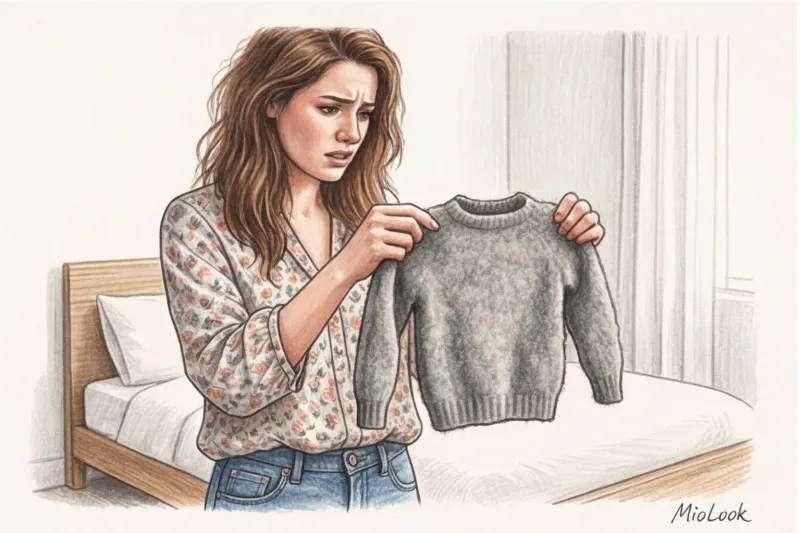 Что делать, если любимый шерстяной свитер сел после стирки - 7