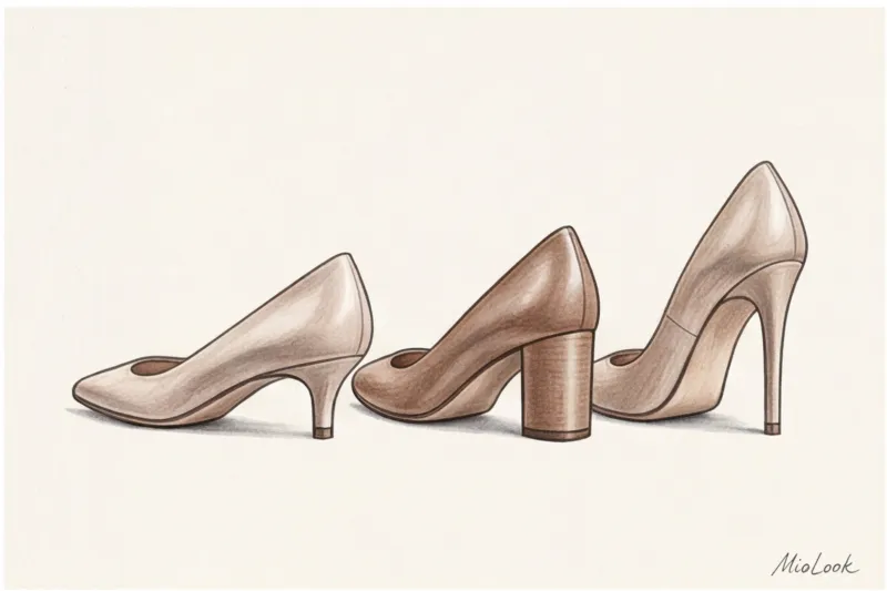 Идеальные туфли-лодочки: высота каблука, цвет и форма мыса - 9