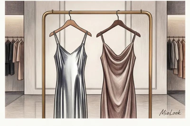 Шелк и атлас: в чем разница и что лучше выбрать для базового гардероба - 8