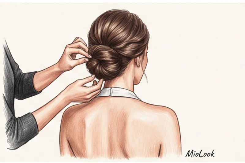 Прически под вырез халтер и американскую пройму - 5