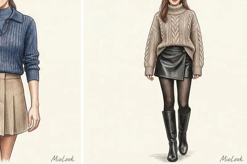 Скорт (Юбка-шорты) - 4