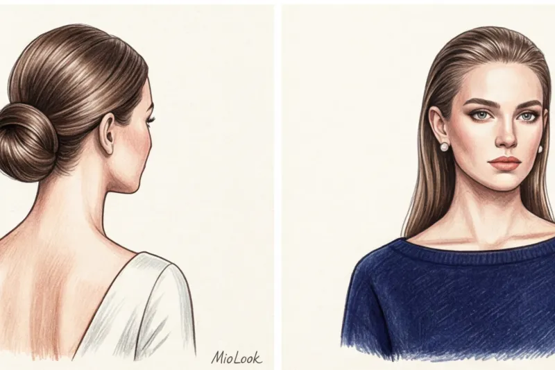 Элегантность и классика: лучшие прически под вырез «лодочка» - 2