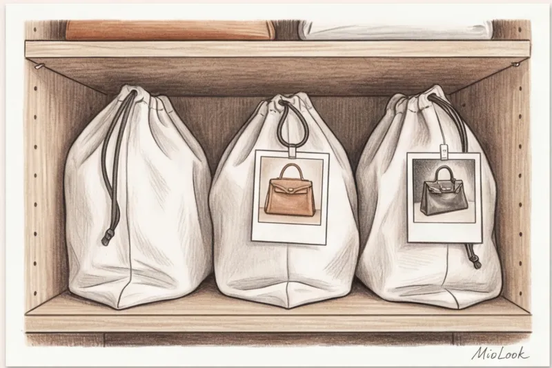 Как правильно хранить сумки в шкафу: идеи для организации гардероба - 4