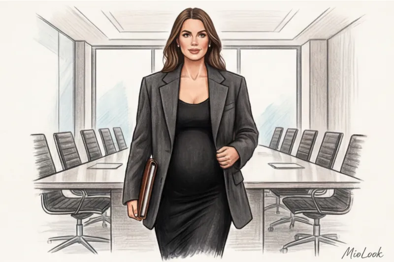 Офисный стиль для беременных: деловой дресс-код без ущерба для комфорта - 8