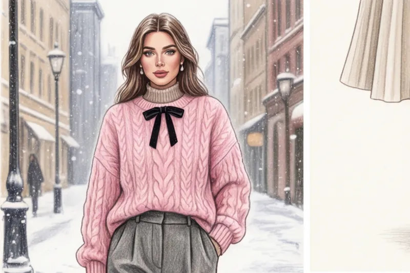 Coquette style in winter: how to wear romance without freezing