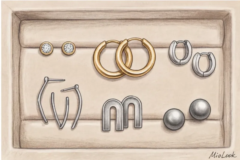 Базовые серьги на каждый день: какие выбрать и с чем носить - 9