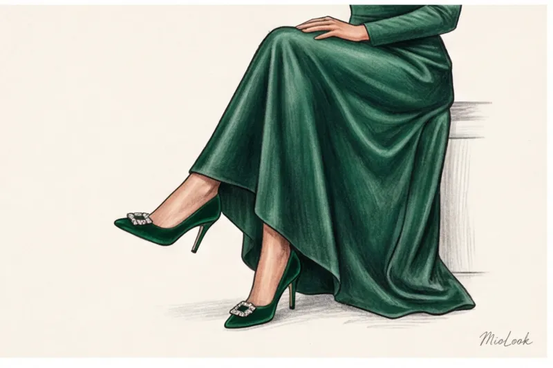 Вечерняя скромная мода: элегантные закрытые образы для торжеств - 7