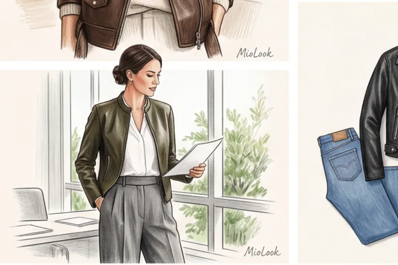 Кожаная куртка-косуха: как вписать в базовый гардероб - 4