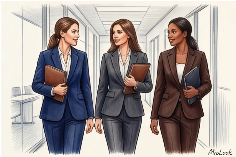 Женский деловой костюм: как выбрать идеальный фасон для офиса - 9