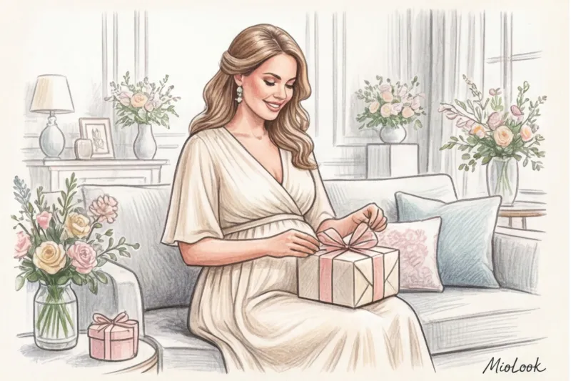 Нарядные образы для беременных: от baby shower до вечерних мероприятий - 4