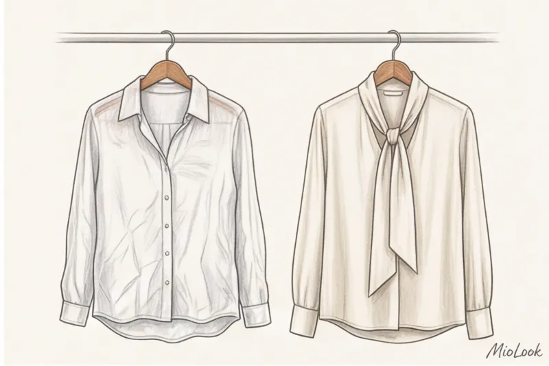 Закрытые блузки и рубашки: идеальный верх для строгого дресс-кода - 3