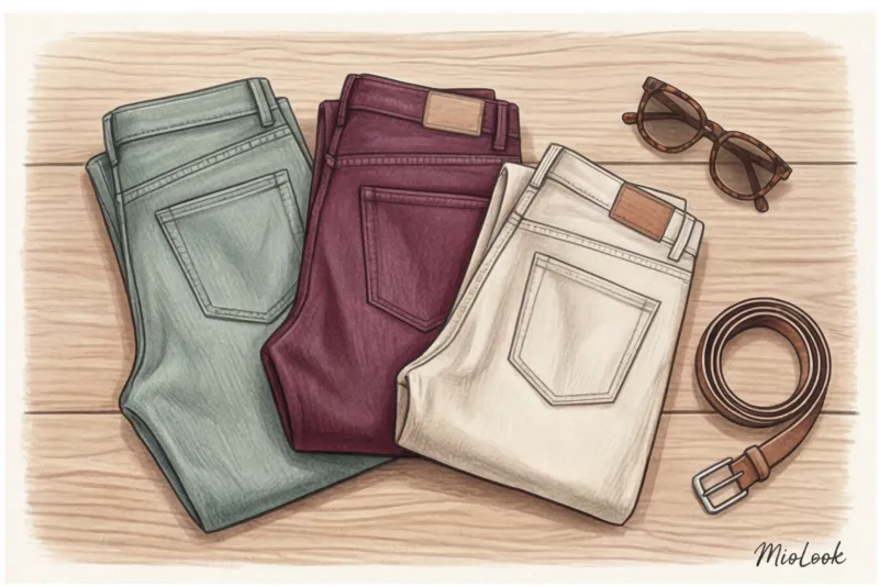 Не только синий: как стилизовать серые, белые и цветные джинсы - 3