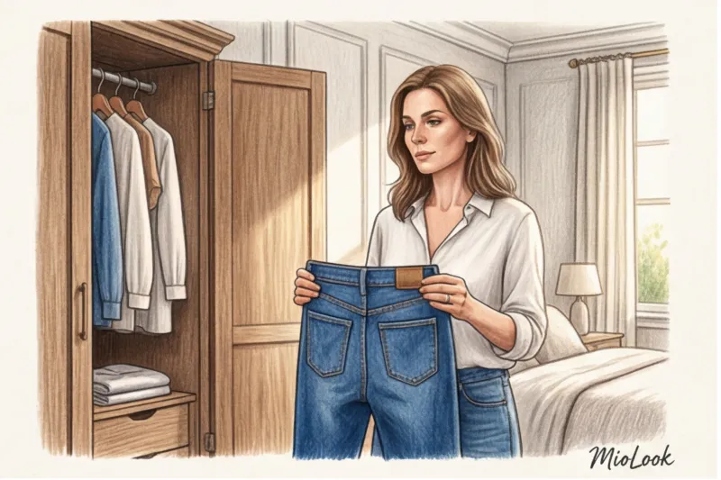 Which jeans hide the belly: the right fit