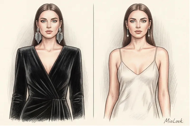 Jewelry for an evening dress: an accent or minimalism?