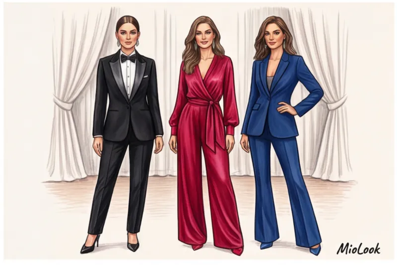 Брючный костюм на свадьбу женский: роскошная альтернатива платью - 9