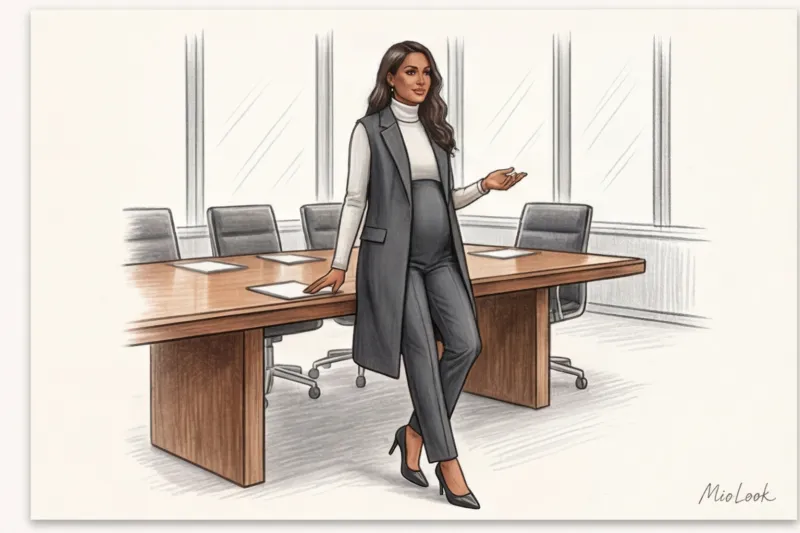 Идеальные офисные брюки для беременных: как выбрать фасон и посадку - 7