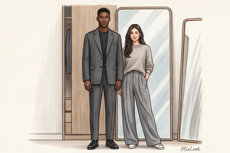 Парные образы: Как стильно одеться с мужчиной в едином стиле - 5