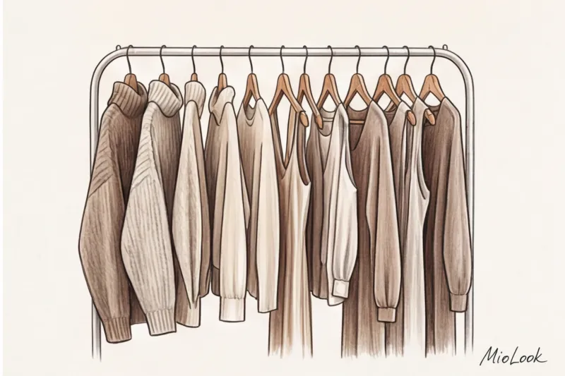 Игра на контрастах: как стильно сочетать нежный шелк с объемным трикотажем - 6