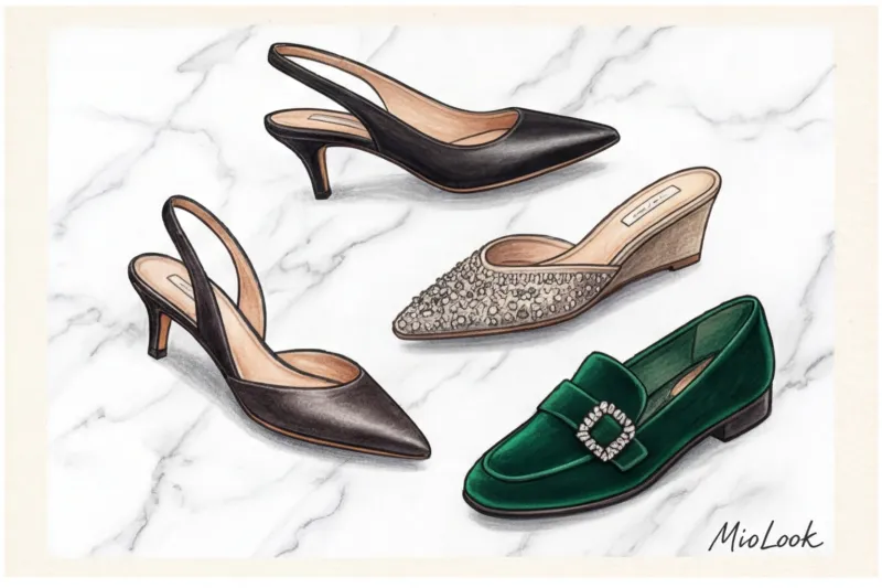 Обувь и аксессуары к вечернему образу: совмещаем шик и удобство - 8