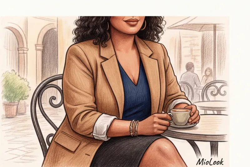 Гардероб для невысоких plus size: как скрыть объемы и вытянуть силуэт - 3