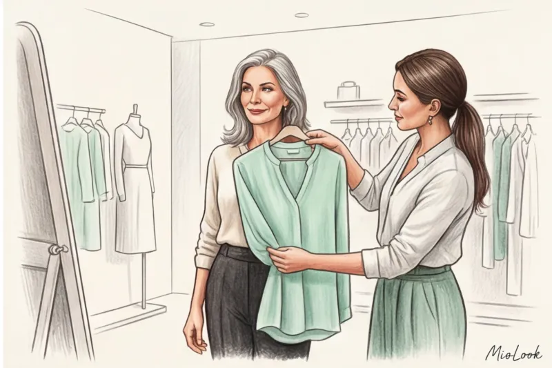 Какие цвета в одежде молодят женщину после 50 лет: гид по оттенкам - 6