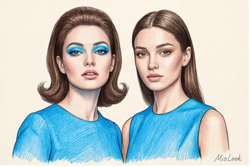 Eyeshadow to match your clothes: anti-trends and rules