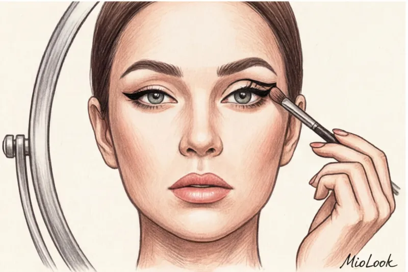 Вечерний макияж для нависшего века: техники и секреты - 7