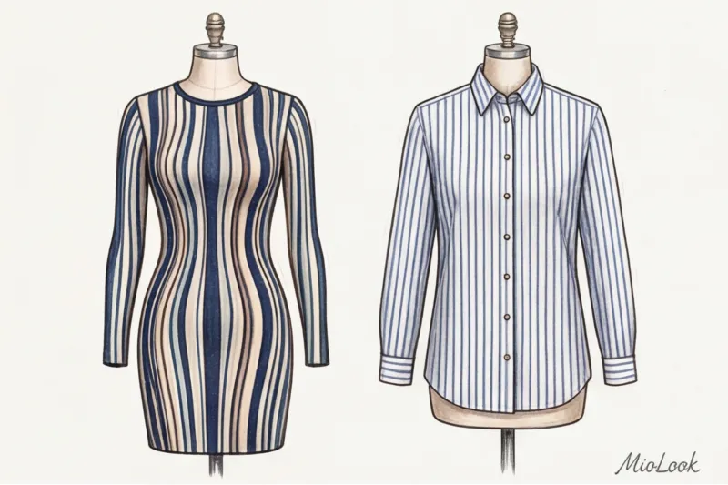 Принты корректирующие фигуру: геометрия в одежде - 2