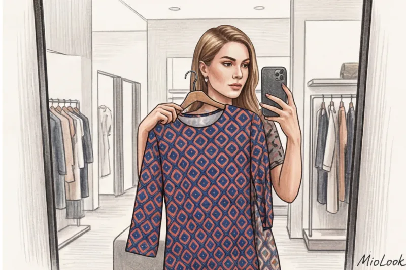 Как подобрать принт по уровню контрастности: масштаб, ритм и геометрия узоров - 6