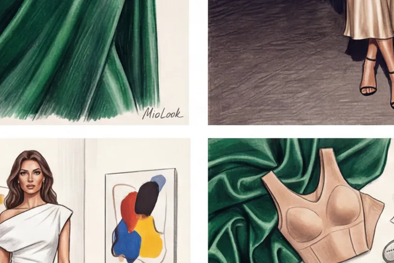 Образы с шелковой юбкой: от свидания до светского раута - 5