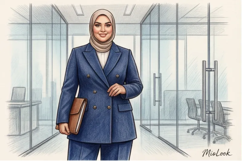 Деловой стиль plus size в скромной моде: советы по подбору образов - 1