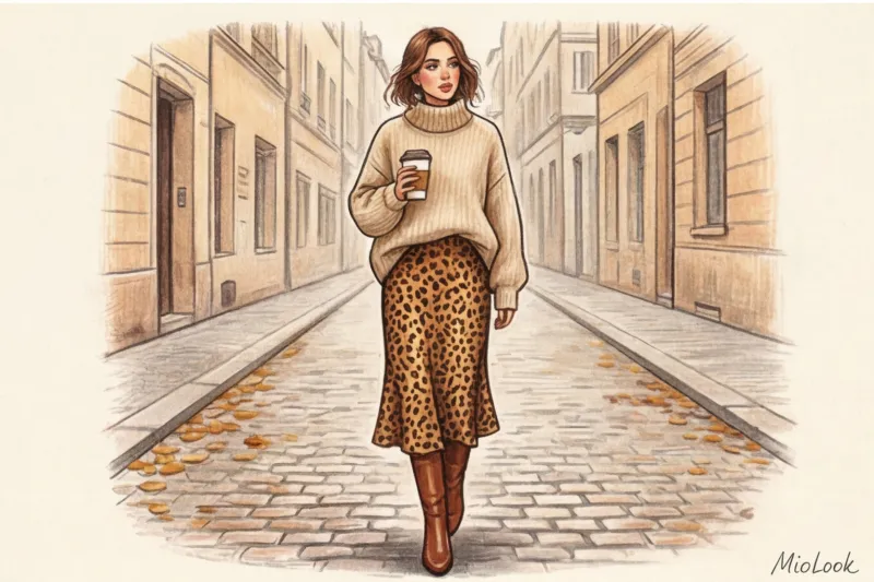 Как сочетать принты с однотонной одеждой: цветовые правила - 8