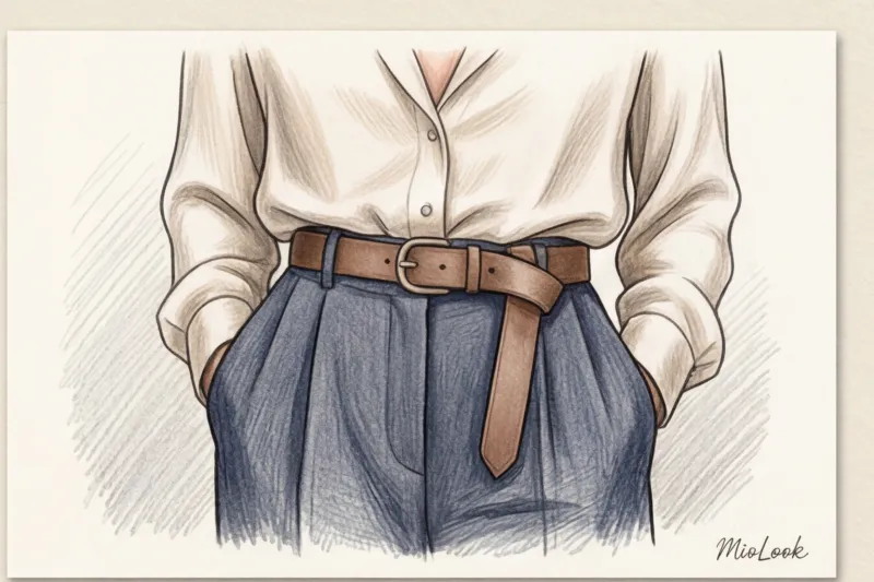 Как сделать талию визуально тоньше: ремни, баска и правильный крой - 3