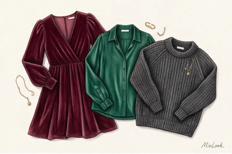 Новогодний фэмили лук для фотосессии: идеи и тренды - 2