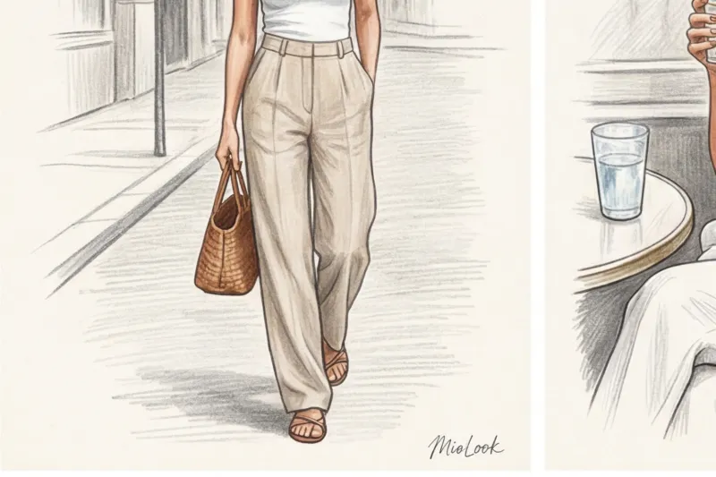 Летний гардероб Clean Girl: лен, шелк и базовые топы - 7