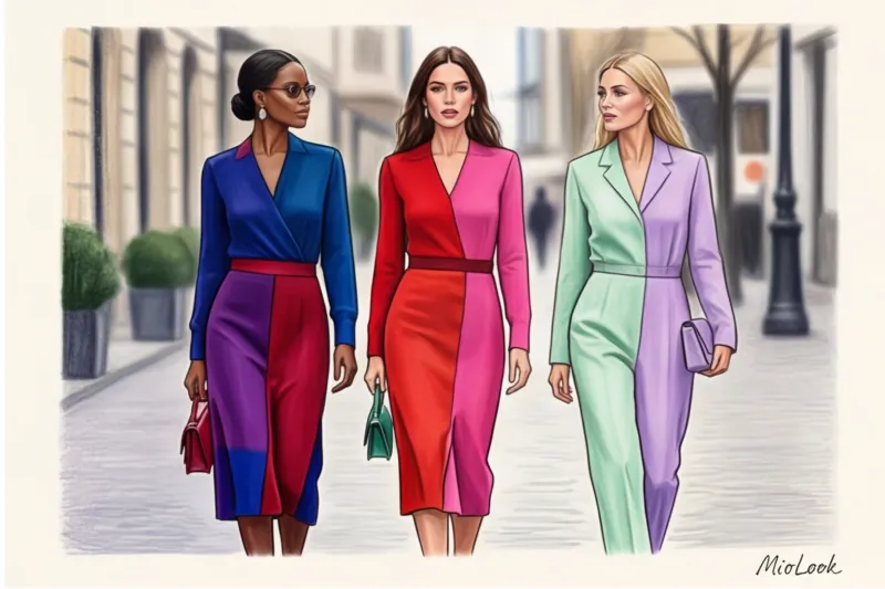 Стиль колор-блок: как правильно сочетать яркие блоки в одном образе - 3