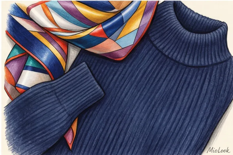 Как сочетать принты с однотонной одеждой: цветовые правила - 9