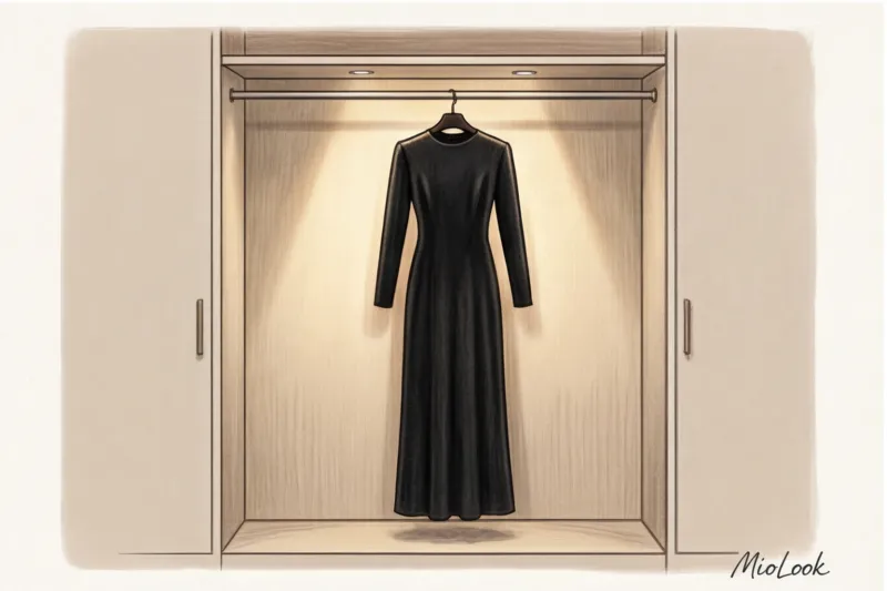 Маленькое (и большое) черное платье: закрытые форматы классики - 7