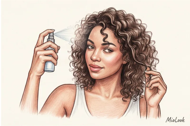 Повседневная укладка кудрявых и пушистых волос - 6