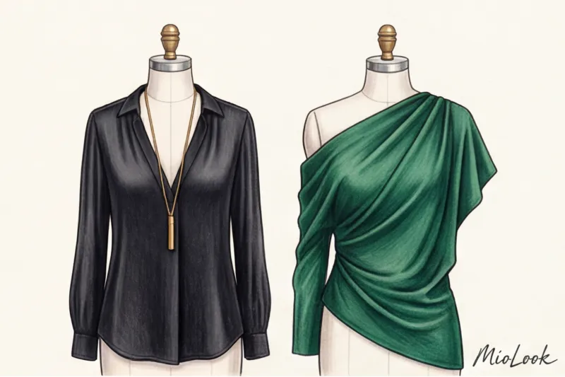 Как визуально сузить широкие плечи: советы для фигуры «перевернутый треугольник» - 2