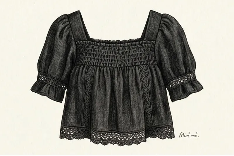 Блуза-крестьянка - 3