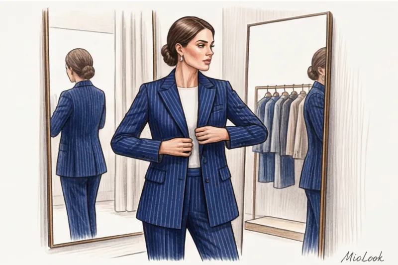 Принты корректирующие фигуру: геометрия в одежде - 8