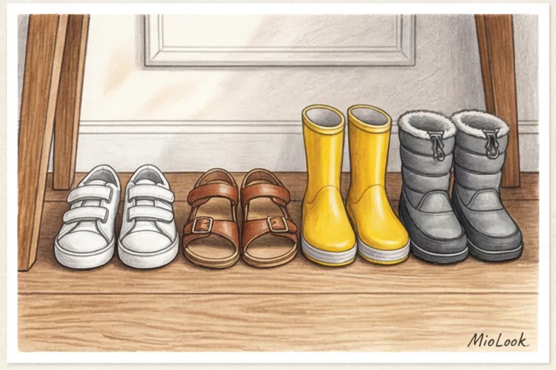 Обувная капсула для ребенка: сколько пар обуви нужно на сезон - 8