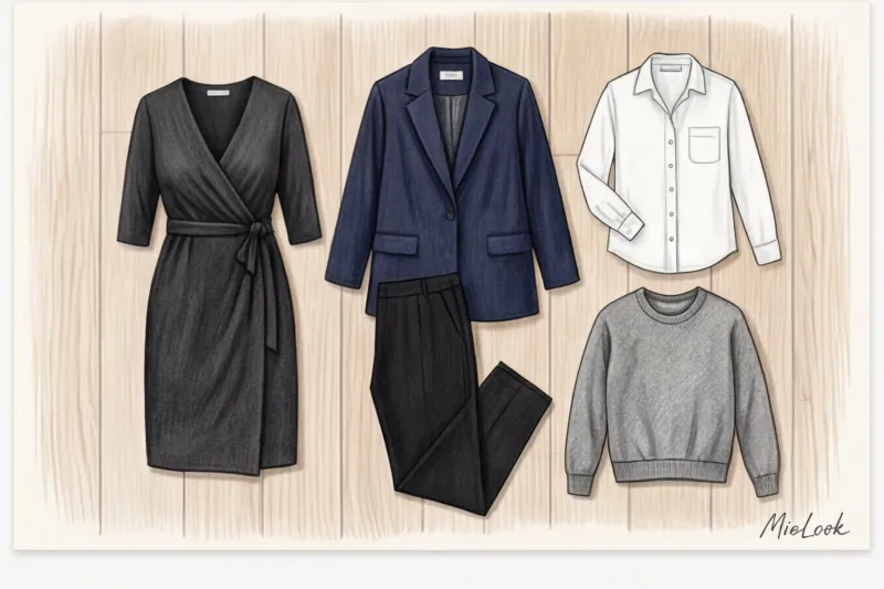Капсульный гардероб для беременных в офис: минимум вещей, максимум образов - 8