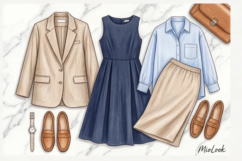 Летний деловой гардероб для беременных: как стильно одеваться в жару - 9