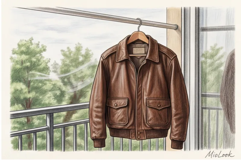 Как избавиться от запаха пота и сырости на кожаной куртке - 3