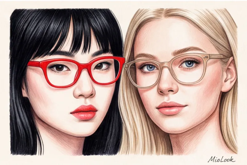 Как подобрать цвет оправы очков по цветотипу, цвету волос и глаз - 8