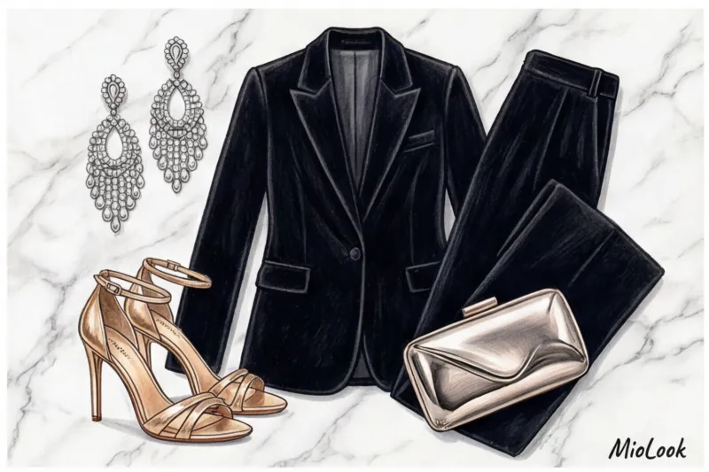 Брючный костюм на свадьбу женский: роскошная альтернатива платью - 5