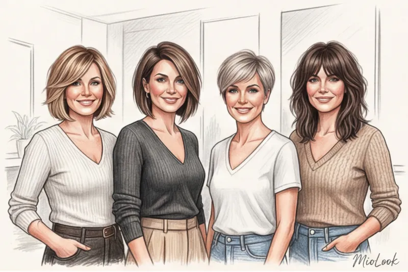 Омолаживающие стрижки и укладки для женщин после 35 лет - 2